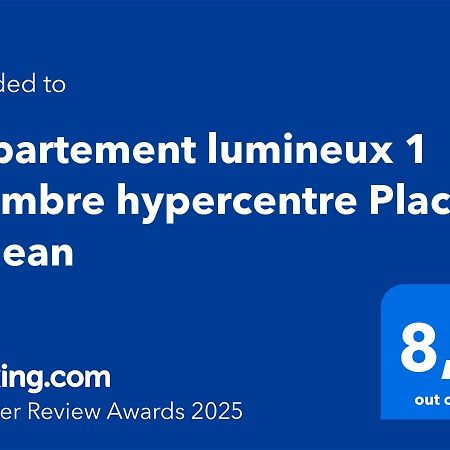 Appartement Lumineux 1 Chambre Hypercentre Place St Jean Valence  Exterior photo